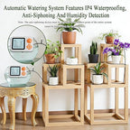 Topotdor Automatic Indoor Plant Waterer for 15 Potted Plants, Self Watering System Drip Irrigation Kit with Programmable Timer & Smart Humidity Detection