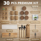 Bonsai Tree Kit for Beginners – 5X Unique Japanese Bonzai Trees, Complete Indoor Bonsai Starter Kit for Growing Bonsai Plants w/Tools & Planters – DIY Christmas Gardening Gifts for Mom