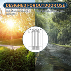 Shimeyao 20 Pcs 18 Inch Small Shepherds Hook for Outdoor Adjustable Bird Feeder Pole Metal Steel Shepard Hooks for Hummingbird Stand Feeder Pole for Garden Plant Lantern Hanging Wedding Decor