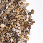 Pulovin 2.5 lbs Drainage Rocks for Potted Plants, 1/5 Inch Small Pebbles for Indoor Plants, Decorative Gravel for Vases, Bamboo, Succulent, Terrarium, Crafts, Cactus