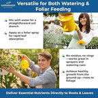 Gardenwise 20-20-20 Water-Soluble Fertilizer – Powder for Liquid Plant Food for Indoor & Outdoor Plants, Orchids, Vegetables, Lawns, Flowers – 20 20 20 Fertilizer (8 oz)