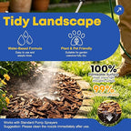 Mulch Glue 2 Gallon - Ready to Use Rock Glue for Landscape - Pet Safe & Plant Safe, Fast-Dry No Dilution - Spray for Gravel/Pebbles/Stones for Outdoor Gardens