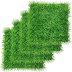 Aquarium Decor Artificial Plastic Lawn Grass,4PCS 9 inches Fish Tank Decorations, Easy Install Green Plants for Aquariums and Hermit Crab Climbing Habitats with 16 Suction Cups