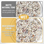 2.4lb Succulent and Cactus Gravel Pebbles, 1/5 Inch Mixed Color Natural Rocks for Fish Tank, Indoor Plants, Aquarium, Vases, Landscaping