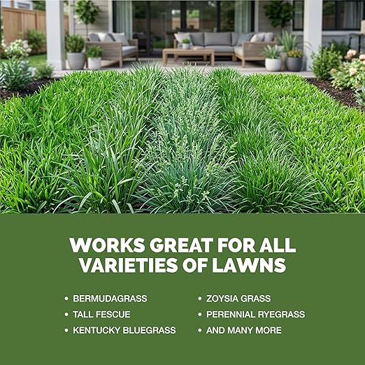 Pet Safe Lawn Fertilizer – Liquid Lawn Food for Greener Grass, Stronger Root Development & Safer Family Lawn Care, 1 Gallon