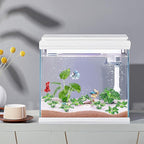 MyLifeUNIT Betta Fish Tank Decor, 10 Pack Silk Aquarium Plants for Aquarium Decoration and Fish Tank Decoration