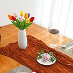 Mandy's Multicolor Artificial Tulips Flowers Centerpiece, 13.5" Lifelike PU Fake Floral Stems 28pcs for Kitchen Island & Dining Table, Spring Decor for Easter