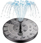 AISITIN 2.5W Solar Bird Bath Fountain Pump, Solar Fountain Pump for Bird Bath with 6 Nozzles, 6.7" Solar Powered Water Fountain Pump for Garden, Ponds, Pool, Fish Tank, Aquarium and Outdoor