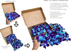 Miami Fresh Orchid Loose Bloom PERISHABLE flowers OrchidClub USA Sunne Tropical DIY lei, food & drink decoration (100 BLUE)