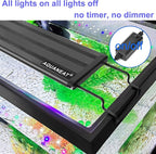 AQUANEAT LED Aquarium Light Full Spectrum for 16 Inch to 20 Inch Fish Tank Light Fresh Water