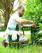 KVR Garden Bench for Kneeling and Sitting Foldable Garden Kneeler and Seat Heavy Duty, Gardener Gifts Ideas for Women Mom Grandma