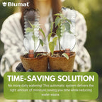 Blumat Plant Watering Devices - Easy Self Watering Planter Insert for Indoor Plants - Bottle Adapter - Prevents Overwatering and Underwatering for Healthy Growth - 1 Pack