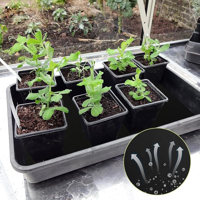 2Pack Automatic Plant Watering Mat 47.2"x39.4" Capillary Mat for Plants Watering Mat Automatic Watering System for Potted Plants 3mm Thick Self Watering Mat for Greenhouse Indoor Plants