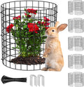 U0U 15PCS 5 Pack Plant Protector from Animals, Metal Mesh to Keep Animals Out,Plant Cages for Outdoor Plants,Plant Guards from Animals Rabbits Chicken Squirrels (11.8 x 15.7inch-5 Pack)