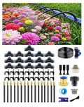 Drip Irrigation System,Automatic Garden Watering System, 360 Adjustable Mist Sprayer Nozzle, High Volume Water Flow Rotating Sprinkler Head for Garden,Patio,Potted Plants, Fine Misting to Jet Spray