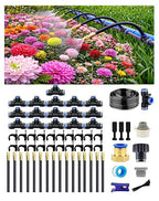 Drip Irrigation System,Automatic Garden Watering System, 360 Adjustable Mist Sprayer Nozzle, High Volume Water Flow Rotating Sprinkler Head for Garden,Patio,Potted Plants, Fine Misting to Jet Spray