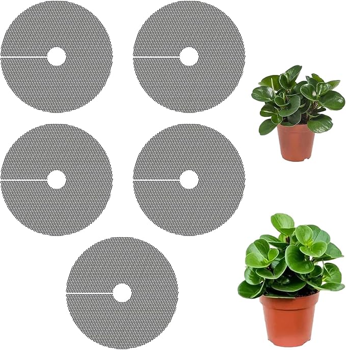 5 Pcs Squirrel Guards for Potted Plants, 11.9 Inch Soil Cover for Indoor Plants, Plant Pot Cover, for Outdoor Indoor Garden Plant Landscaping