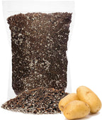 GARDENERA Premium Organic Potting Soil - 3 Quart - The Ideal Growing Medium for Delicious and Nutritious Homegrown Potatoes