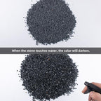 3lb Black Cactus Pea Gravel Rocks,1/4 Inch Pebbles for Indoor Plants, Natural Succulent Rock and River Rocks Decorative for Aquariums, Vases, Outdoor Gardening, Top Dressing for Potted Plants