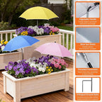 Tryly Plant Umbrellas for Outdoor Plants, Garden Umbrella Shade for Potted Plants and Garden Beds, Provide Shade to ‌Defend Plants From Blazing Sun