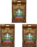 FoxFarm Happy Frog Potting Soil - Ready-to-Use Amended Container Blend with Soil Microbes, Earthworm Castings, Bat Guano, and Aged Forest Products for Indoor & Outdoor Plants - 12 Quart (Pack of 3)