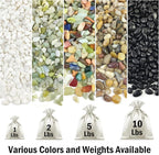 FANTIAN 5lbs Small Succulent Rocks, 3/8 Inch Colorful Pebbles for Plants, Decorative Rocks for Plants Indoor, Vases, Planters and Outdoor Gardening Stones