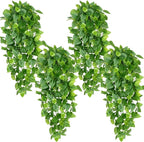 Waipfaru Fake Hanging Plants, 8pcs Artificial Hanging Plant, Faux Ivy Pothos Vines Greenery for Wall Home Bedroom Living Room Aesthetic Kitchen Office Aesthetic Kitchen Indoor Outdoor Decor