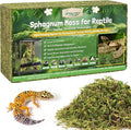 Legigo 1.3LB Sphagnum Moss for Reptile- 24 QT Natural Reptile Moss Terrarium Moss Substrate, Snake Tank Moss Peat Moss Reptile Bedding for Snake, Gecko, Ball Python, Frog and Orchids Plants