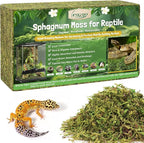 Legigo 1.3LB Sphagnum Moss for Reptile- 24 QT Natural Reptile Moss Terrarium Moss Substrate, Snake Tank Moss Peat Moss Reptile Bedding for Snake, Gecko, Ball Python, Frog and Orchids Plants