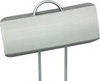 GardenMate 25-Pack Weatherproof Large Zinc Metal Plant Labels, Height 11.5", Label Area 3 1/2 x 1 1/4"