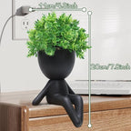 Zerzsy Fake Plants Succulents Office Table Decor Indoor Mini Succulent Plant Cute Artificial Plant Bathroom Decoration Set of 1