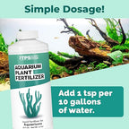 Aquarium Plant Fertilizer – Liquid Plant Food for Lush Underwater Growth, Vibrant Color & Strong Root Development, 32 oz