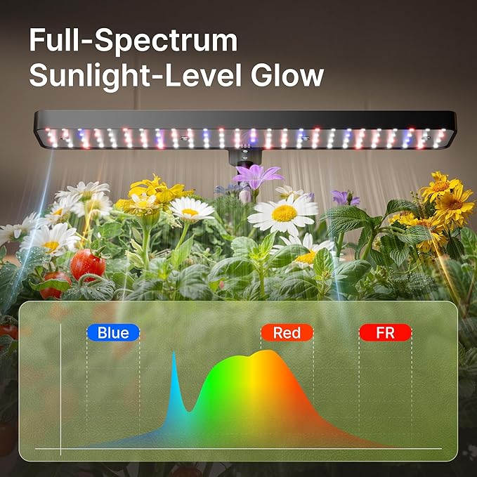 SUNCOZE Hydroponics Growing System Kit 12 Pods, 24W LED Grow Light Indoor Garden, 4L Water Tank with Quiet Pump, Adjustable Height Herb Garden Planter Indoor Kit, Gardening Gifts, Black