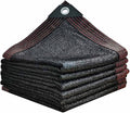 Garden Shade Canopy 4x4 Shade Cloth for Greenhouse Heat Insulation Shade Cloth, Tear Resistance, 90% Shade Sail for Garden Pergola Plant Balcony Courtyard,black-4x7m