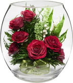 Fiora Flower | Long Lasting Real Roses in a Sealed Vase | Lasts up to 5 Years | Unique Present Gift