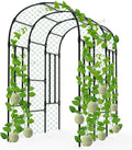 Garden Arch Trellis - 47"L*71"W*87"H, Rust-Proof Grape Trellis with Thickened Steel Pipe, Garden Arch Trellis for Climbing Plants Outdoor, Tunnel Trellis for Cucumber, pumpkin,Squash, Melon