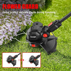 Cordless Weed Eater Compatible with Milwaukee M18 18V Battery(Tool Only), 12-Inch 3-in-1 String Trimmer with 8500RPM Upgraded Motor, Automatic Line Feed Weed Wacker for Lawn Edging and Mowing-Red