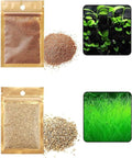 2 Pack Live Aquarium Plants S.e.e.ds - Dwarf Leaf and Long Hair Combo for Aquarium Fish Tank (0.35oz Each)