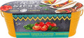 BUZZY Taco Night Grow Kit, Tomato and Cilantro Indoor Gardening Set with Non-GMO Seeds, Coconut Husk Growing Medium, and Yellow Metal Windowsill Planter