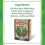 Down To Earth All Natural Fertilizers Organic Vegetable Garden - Plant Food for Vegetables, Herbs, Greens and Raised Beds 4-4-4, 5 lb