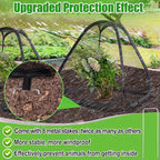 ANPHSIN Durable Plant Covers - Pop-up Fine Mesh Plant Tents with 8 Stakes, 22''x22''x23'' Garden Crop Guard Protectors Cages for Vegetables Fruits Away from Animals Birds Deer Squirrels,1 Pack