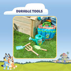 BLUEY Gardening Set | Quality Garden Tool Kit for Kids and Toddlers | Includes Watering Can, Gloves, Two Shovels, Rake and Tote Bag