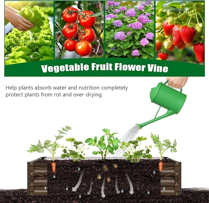 SUNYRISY Galvanized Raised Garden Bed with 87" H Arch Trellis for Climbing Plants Outdoor, Metal Planter Box with Netting for Gardening Flowers Vegetables Fruit, Wood Grain