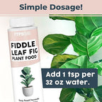 Fiddle Leaf Fig Plant Fertilizer – Liquid Plant Food for Bigger Leaves, Stronger Roots & Healthy New Growth, 8 oz