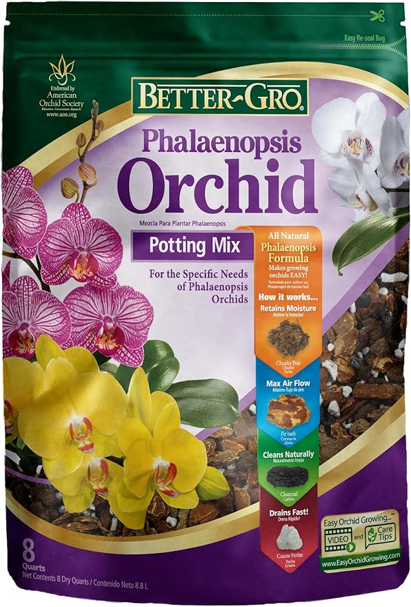 Sun Bulb 5011 Better-Gro Phalaenopsis Mix, 8 Quarts (Pack of 9)