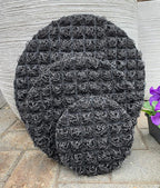 Drain Smart 3D Mesh Planter Pot Drainage Insert Disc – Made in USA – Keeps Soil in, Lets Water Drain Out – Cleaner, Lighter Alternative to Gravel for Indoor & Outdoor Planters (9" – 2 Pack)