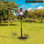 DYRABREST Post Hole Digger Electric 1500W Digging Dril for setting of fence posts, trees, shrubs