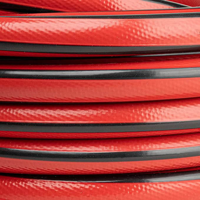 Kink Control Contractor Grade Hose with High Burst Strength, Spring Coil and Crush Resistant Couplings, Made in the USA 3/4 x 50 ft