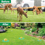 36 Pack Peppermint Deer Repellent, Deer & Rabbit Repellent Ball for Plant Yard Garden Outdoor, Deers Deterrent for Outdoor, Keep Deers and Rabbits Out Natural Ingredients Pet Safe, Yellow