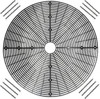Plant Pot Grid Flower Pot Cover Baby Safety to Protect Children Pets Plant Black 20.8" Pack of 2